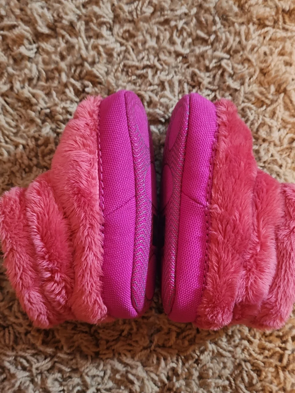 The North Face Baby Plush Slip-On Booties - Hot Pink Size 3